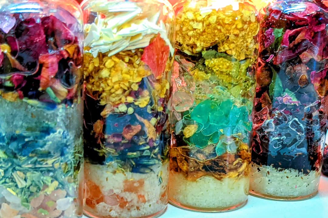 Authentic Custom Spell Jars (Set of Four)
