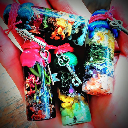 Authentic Custom Spell Jars (Set of Four)