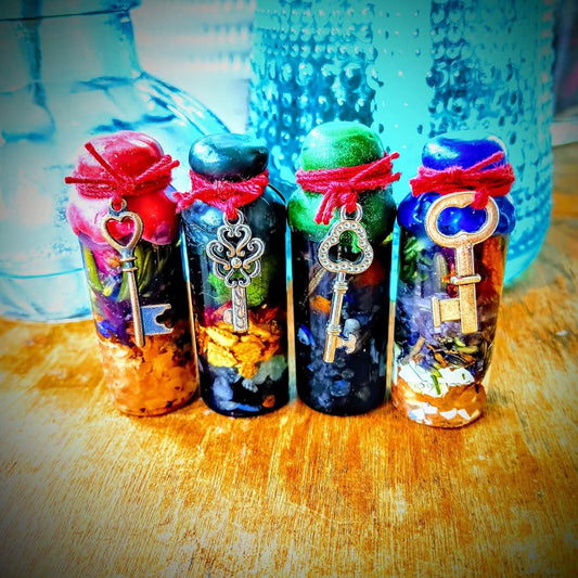 Authentic Custom Spell Jars (Set of Four)